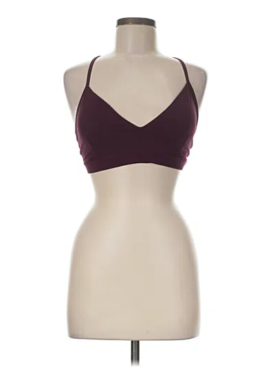 Pre-owned Unbranded Sports Bra In Purple