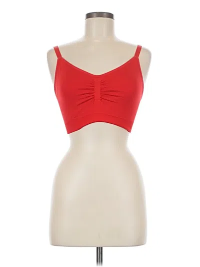 Pre-owned Unbranded Sports Bra In Red