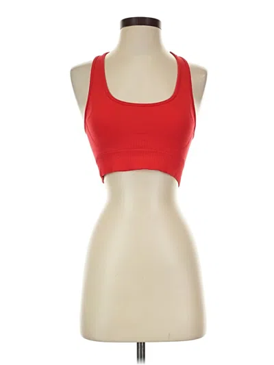 Pre-owned Unbranded Sports Bra In Red