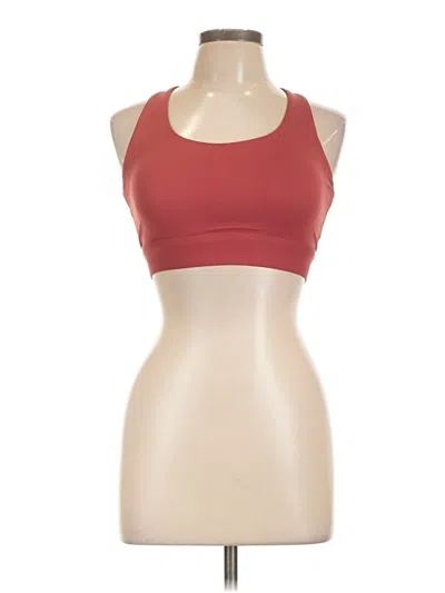 Pre-owned Unbranded Sports Bra In Red