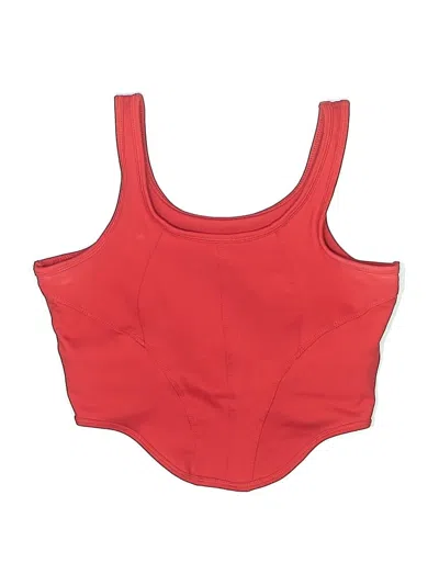 Pre-owned Unbranded Sports Bra In Red