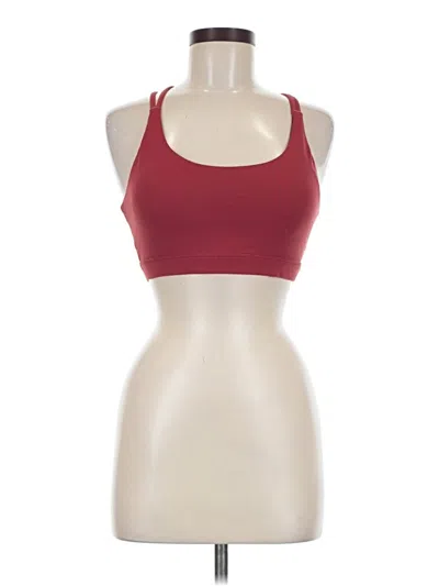 Pre-owned Unbranded Sports Bra In Red