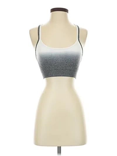 Pre-owned Unbranded Sports Bra In Silver