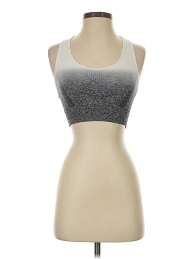 Pre-owned Unbranded Sports Bra In Silver