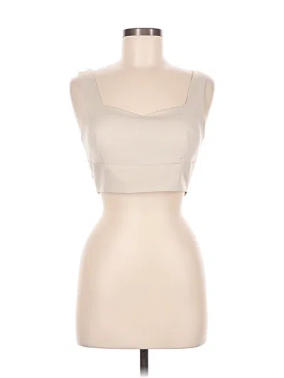 Pre-owned Unbranded Sports Bra In Tan