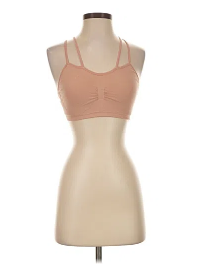 Pre-owned Unbranded Sports Bra In Tan