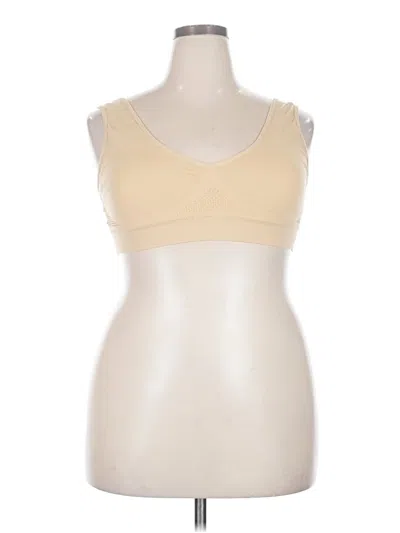 Pre-owned Unbranded Sports Bra In Tan