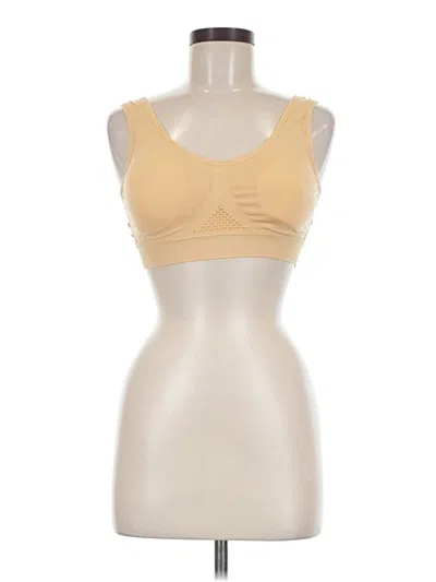 Pre-owned Unbranded Sports Bra In Tan