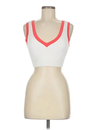 Pre-owned Unbranded Sports Bra In White