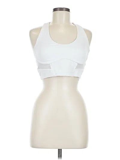 Pre-owned Unbranded Sports Bra In White