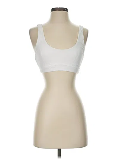 Pre-owned Unbranded Sports Bra In White