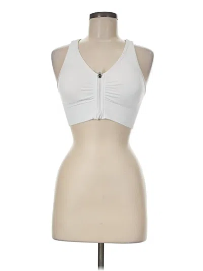 Pre-owned Unbranded Sports Bra In White