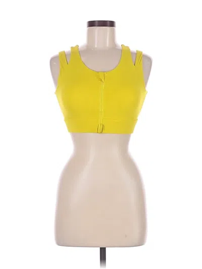 Pre-owned Unbranded Sports Bra In Yellow