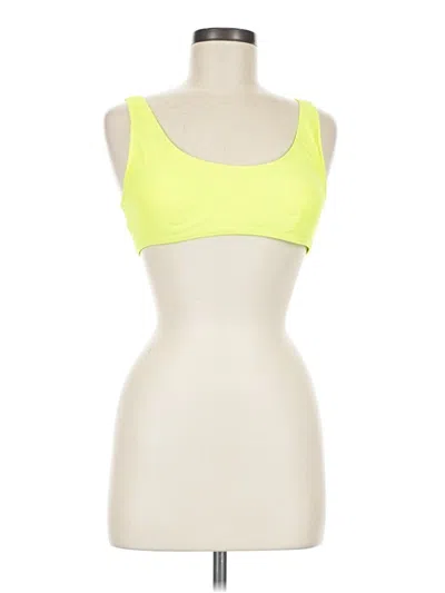 Pre-owned Unbranded Sports Bra In Yellow