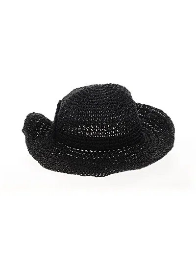 Pre-owned Unbranded Sun Hat In Black