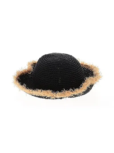 Pre-owned Unbranded Sun Hat In Black
