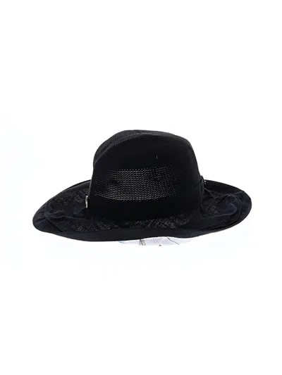 Pre-owned Unbranded Sun Hat In Black