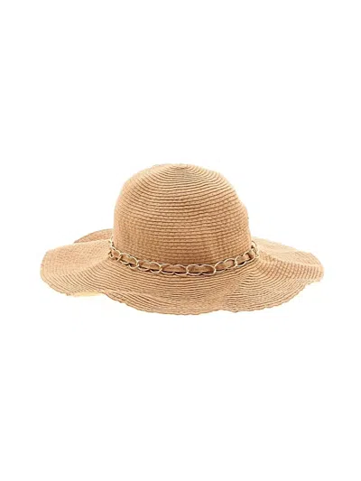 Pre-owned Unbranded Sun Hat In Brown