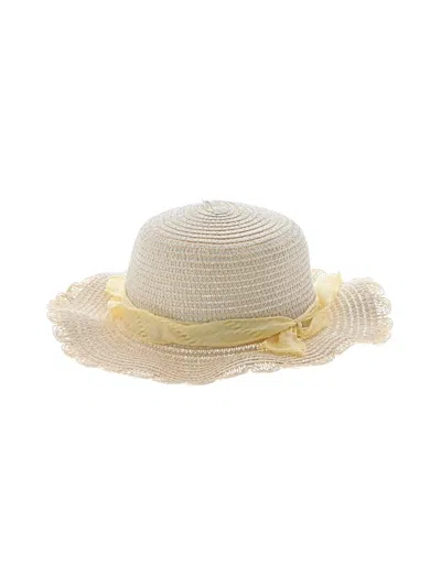 Pre-owned Unbranded Kids' Sun Hat In Ivory