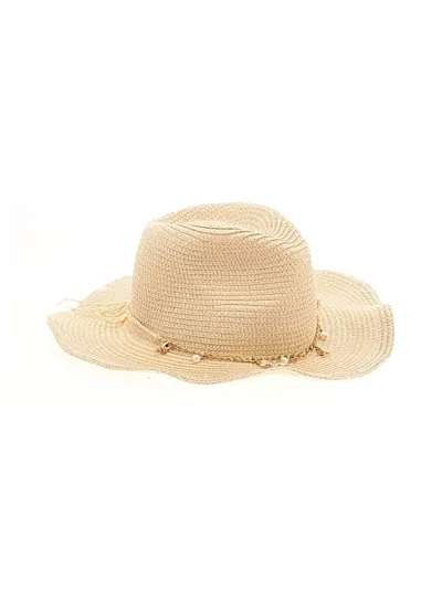 Pre-owned Unbranded Sun Hat In Ivory