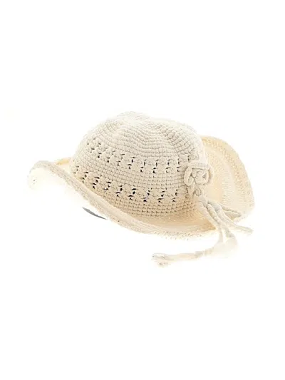 Pre-owned Unbranded Sun Hat In Ivory