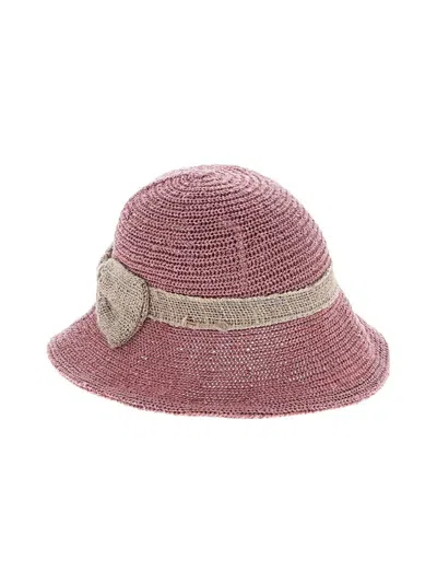 Pre-owned Unbranded Kids' Sun Hat In Pink