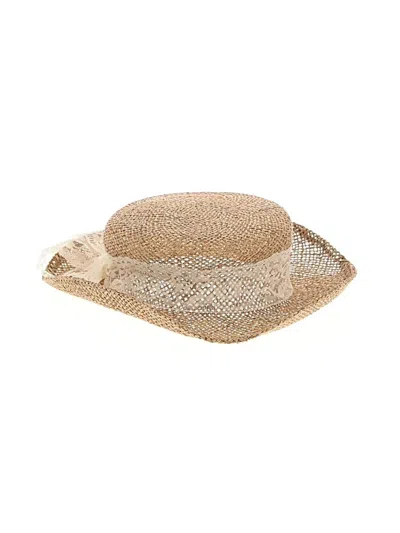 Pre-owned Unbranded Sun Hat In Tan