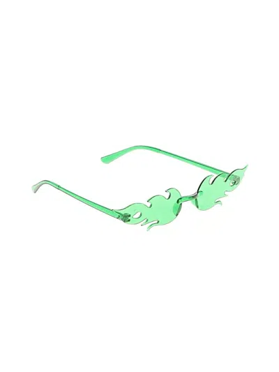 Pre-owned Unbranded Sunglasses In Green
