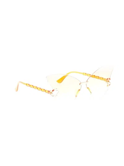 Pre-owned Unbranded Sunglasses In Orange