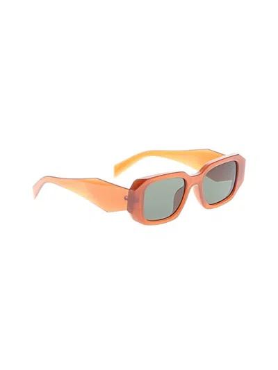 Pre-owned Unbranded Sunglasses In Orange