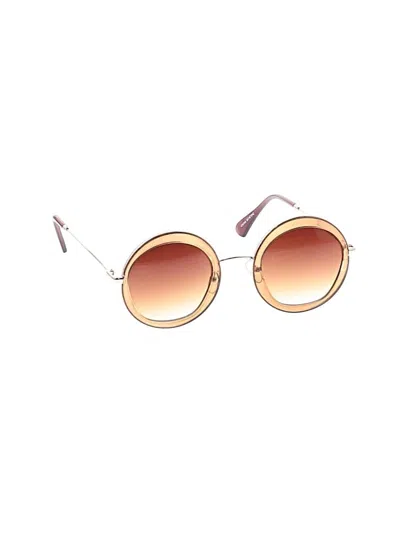 Pre-owned Unbranded Sunglasses In Tan