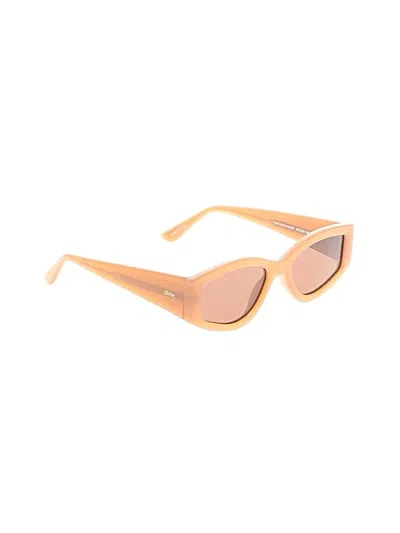 Pre-owned Unbranded Sunglasses In Tan