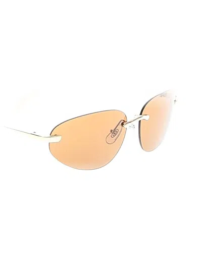 Pre-owned Unbranded Sunglasses In Tan