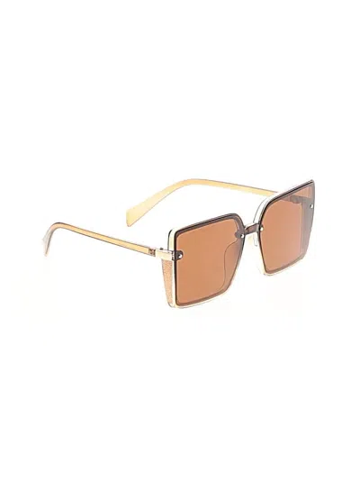 Pre-owned Unbranded Sunglasses In Tan