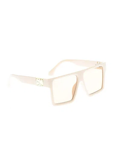 Pre-owned Unbranded Sunglasses In White