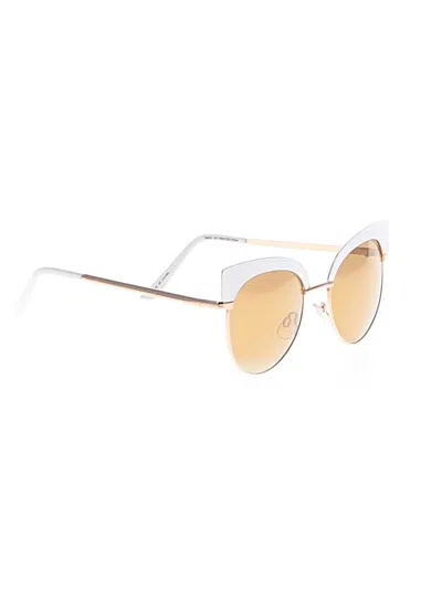 Pre-owned Unbranded Sunglasses In White