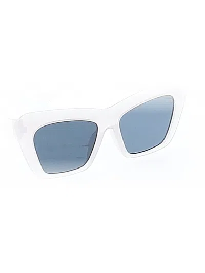 Pre-owned Unbranded Sunglasses In White