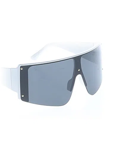 Pre-owned Unbranded Sunglasses In White