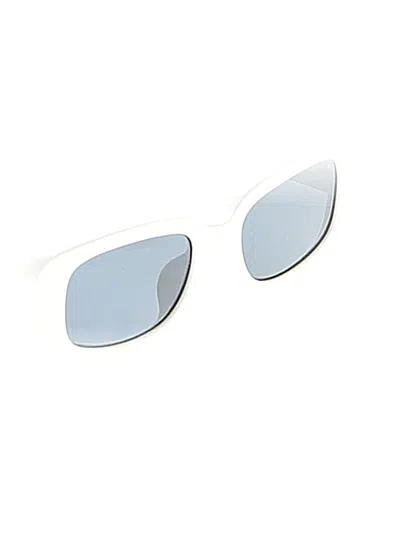 Pre-owned Unbranded Sunglasses In White