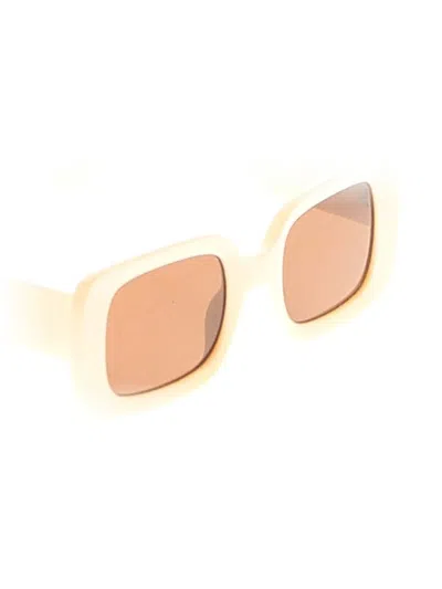 Pre-owned Unbranded Sunglasses In White