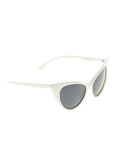 Pre-owned Unbranded Sunglasses In White