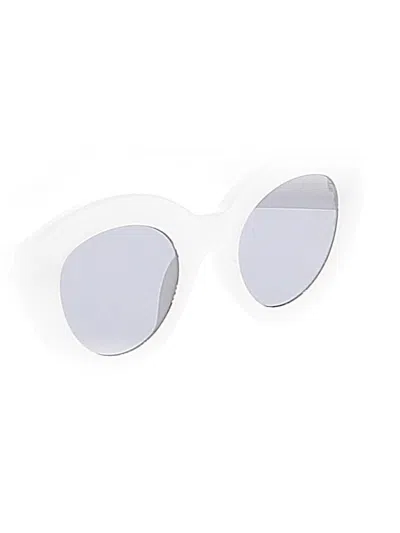 Pre-owned Unbranded Sunglasses In White
