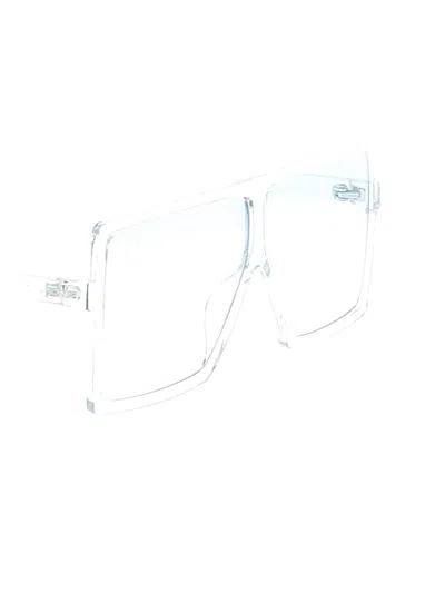 Pre-owned Unbranded Sunglasses In White