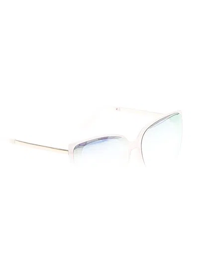 Pre-owned Unbranded Sunglasses In White