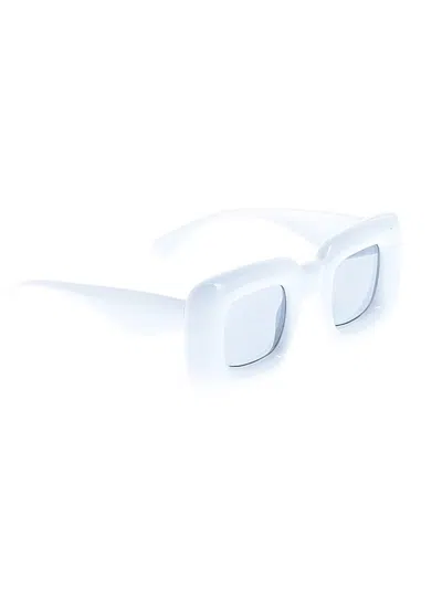 Pre-owned Unbranded Sunglasses In White