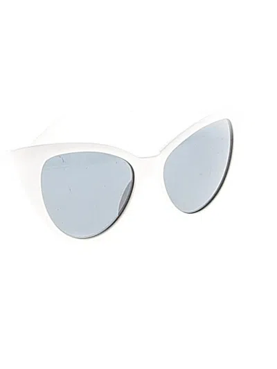 Pre-owned Unbranded Sunglasses In White