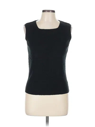 Pre-owned Unbranded Sweater Vest In Black