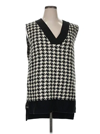 Pre-owned Unbranded Sweater Vest In Black