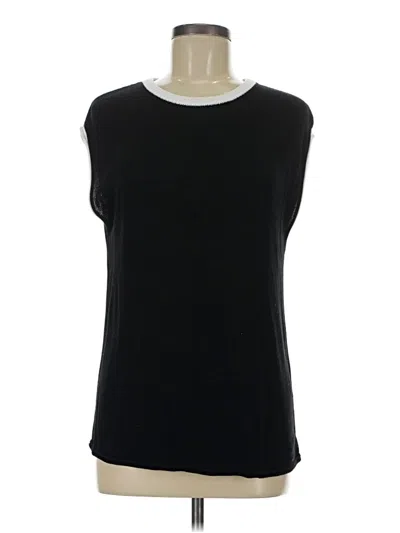 Pre-owned Unbranded Sweater Vest In Black