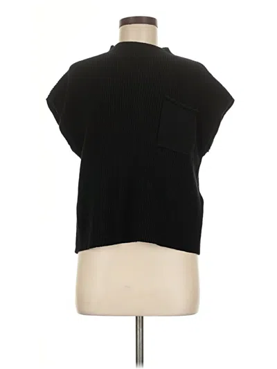 Pre-owned Unbranded Sweater Vest In Black